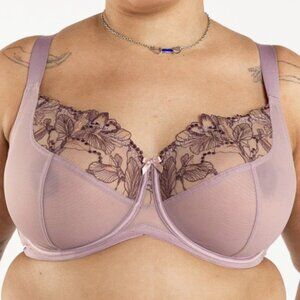 Understance Penny FlexWire Unpadded Balconette Lift Bra Elderberry 34H
